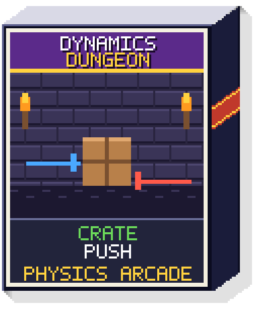 Dynamics Dungeon: Crate Push game box
