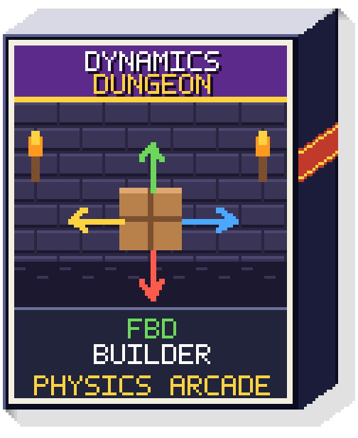 Dynamics Dungeon: FBD Builder game box