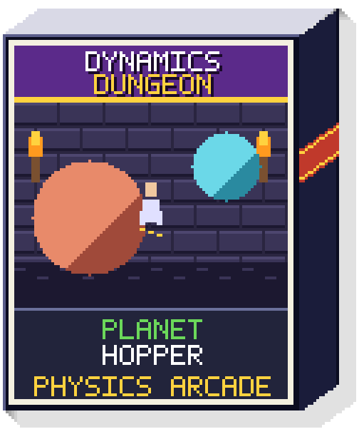 Dynamics Dungeon: Planet Hopper game box