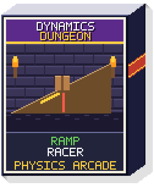 Dynamics Dungeon: Ramp Racer game box