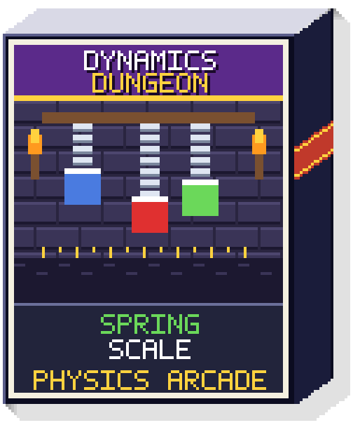 Dynamics Dungeon: Spring Scale game box