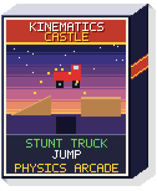Kinematics Castle: Stunt Truck Jump game box