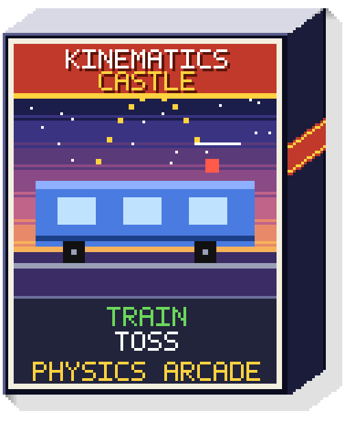 Kinematics Castle: Train Toss game box