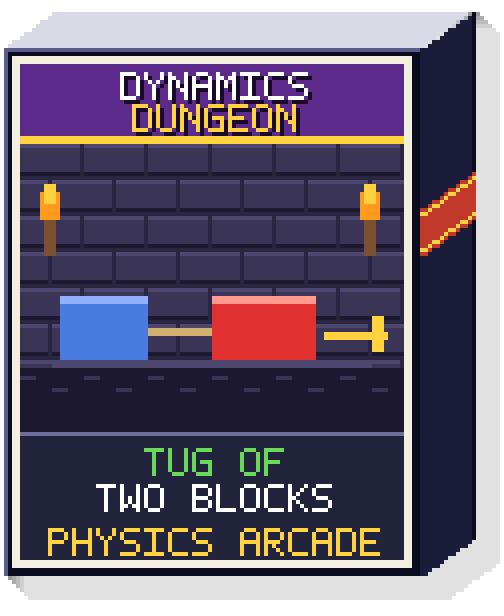 Dynamics Dungeon: Tug of Two Blocks game box